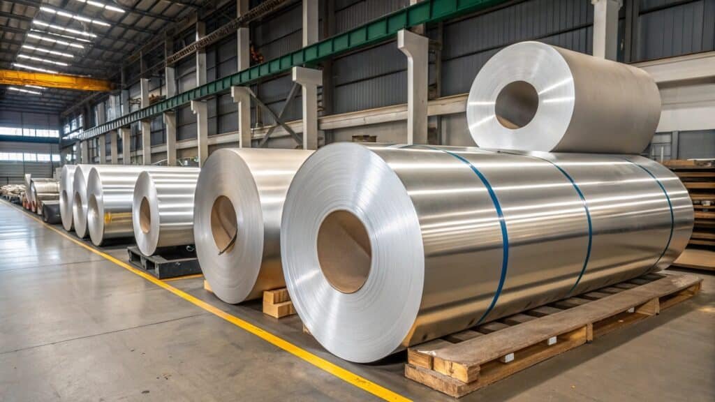 A bar chart comparing the tensile strength of 6061-T6 and 7075-T6 aluminum alloys, visually demonstrating the significant difference.